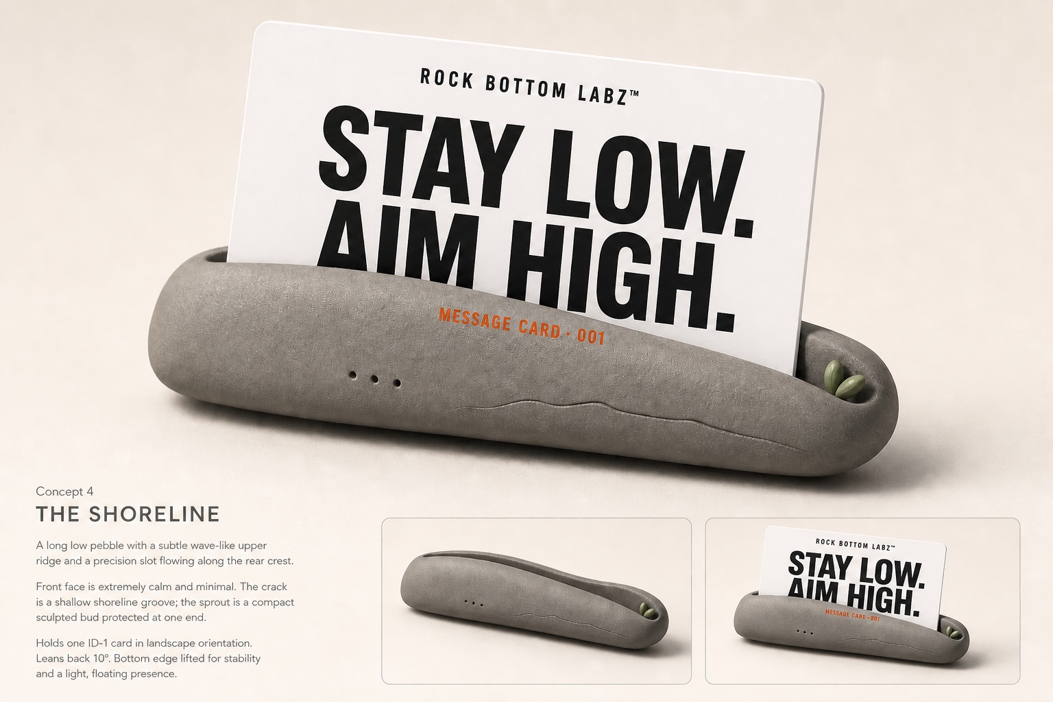 The Shoreline ID Verification Kickstand concept